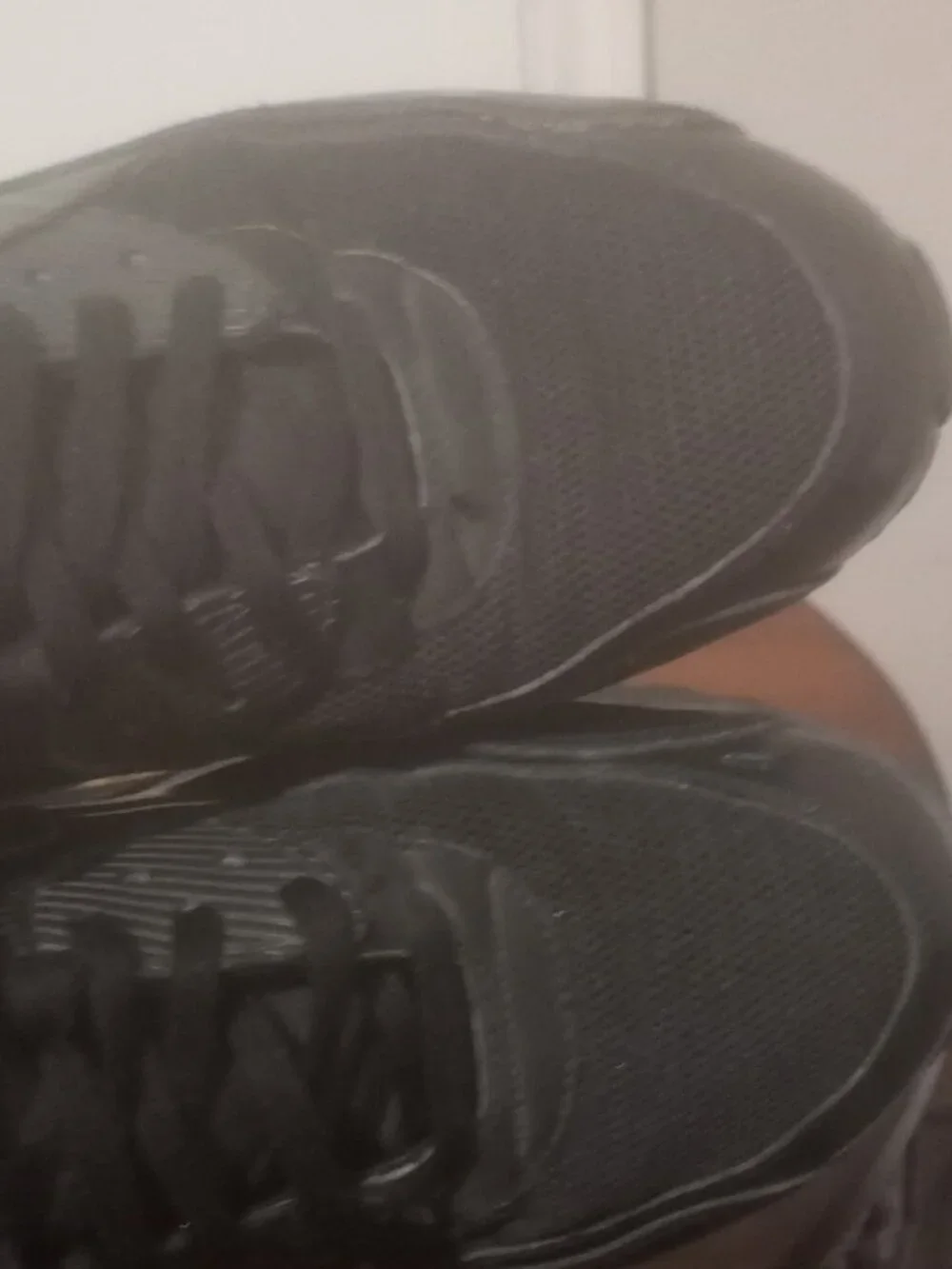 Nike Air Max 90 Triple Black Patent Leather Sneakers 443817-002 women's Size 11 - Picture 13 of 13